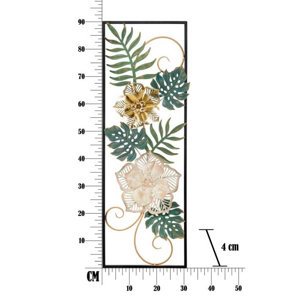 Decorazione parete ferro cm 31X4X90 - CAMPUR
