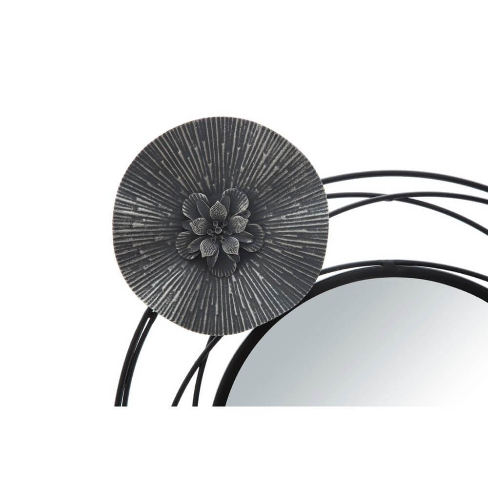 Decorazione parete specchio dark round cm 117X5,5X49 - DARK ROUND