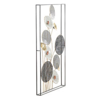 Decorazione parete ferro grid verticale cm 50X6X90,5 - GRID VERTICALE