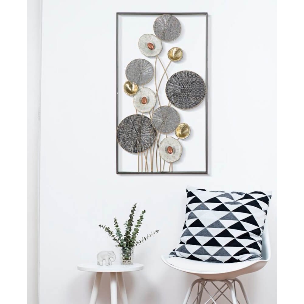 Decorazione parete ferro grid verticale cm 50X6X90,5 - GRID VERTICALE