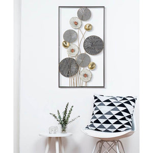 Decorazione parete ferro grid verticale cm 50X6X90,5 - GRID VERTICALE