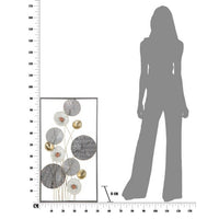 Decorazione parete ferro grid verticale cm 50X6X90,5 - GRID VERTICALE