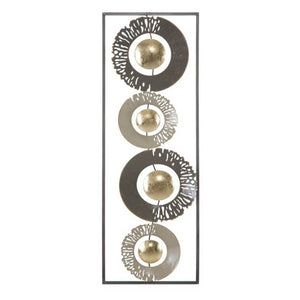 Decorazione parete decorativo ferro ring cm 31X3X89,5 - RING