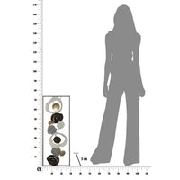 Decorazione parete decorativo ferro cm 28,5X3X74 - DIXY
