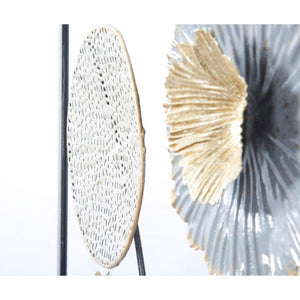 Decorazione parete ferro moderno cm 50X3,8X50 - SQUITY