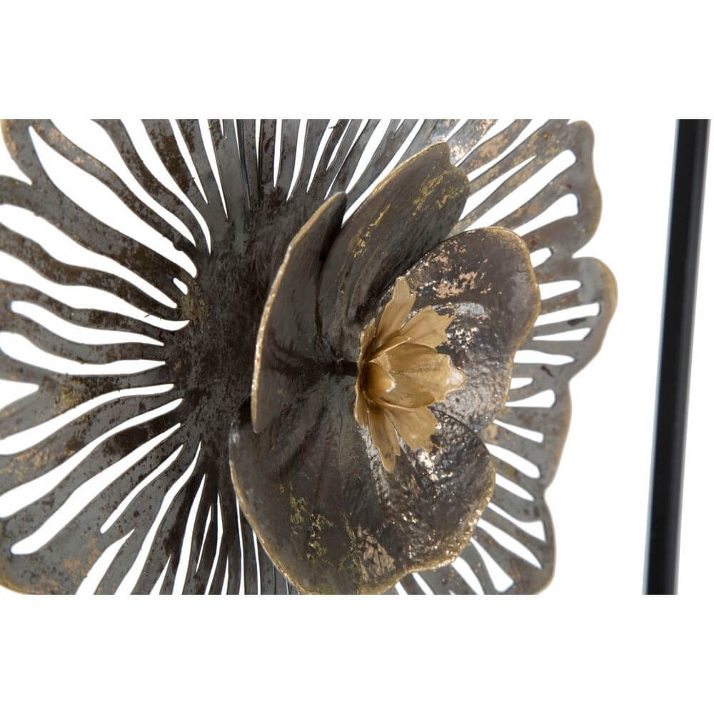 Decorazione parete ferro quadrato decorativo cm 50X5,5X50 - QUADRUS