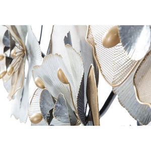 Decorazione parete design ferro flowery cm 116,5X8X58 - FLOWERY