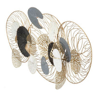 Decorazione parete decorativo ferro luxy cm 124,5X9,5X55 - LUXY