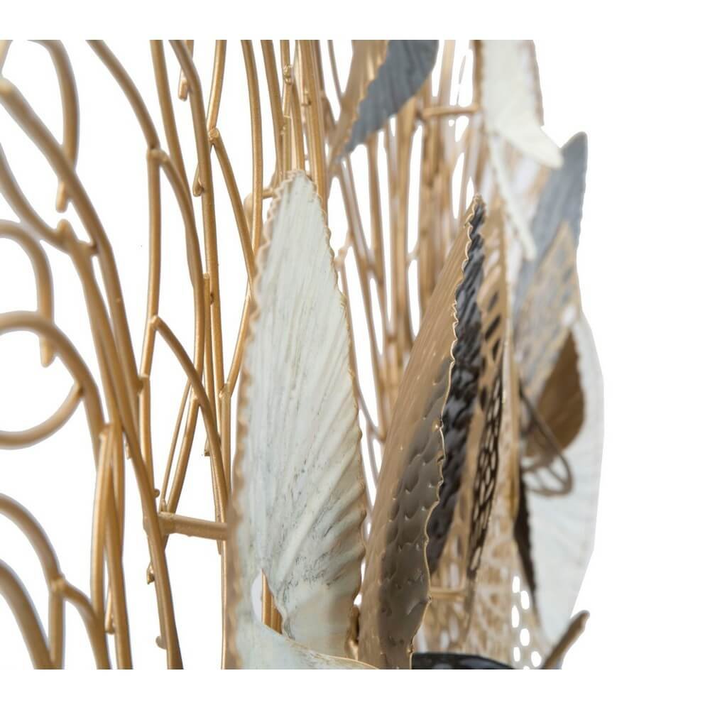 Decorazione parete decorativo ferro luxy cm 124,5X9,5X55 - LUXY
