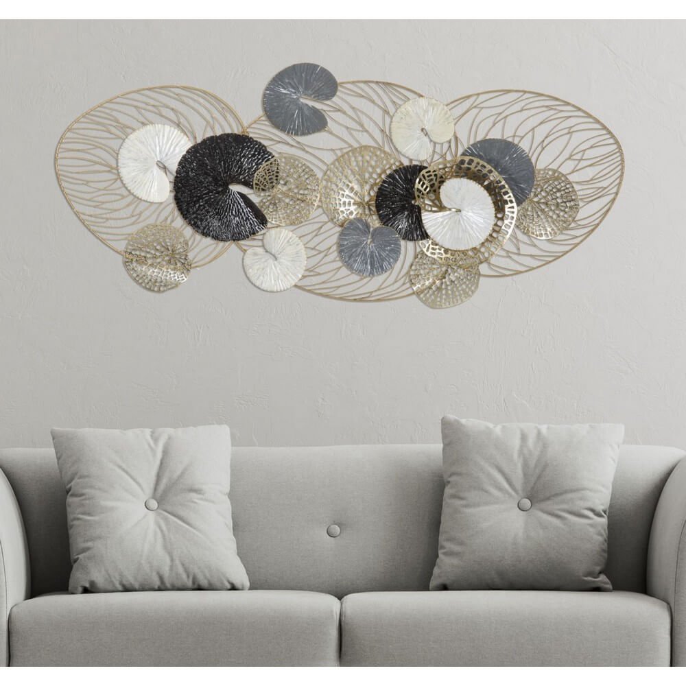 Decorazione parete decorativo ferro luxy cm 124,5X9,5X55 - LUXY