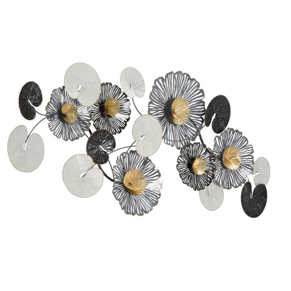 Decorazione parete ferro moderno cm 143X8,5X64 - TROBY