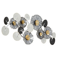 Decorazione parete ferro moderno cm 143X8,5X64 - TROBY