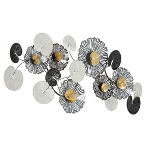 Decorazione parete ferro moderno cm 143X8,5X64 - TROBY