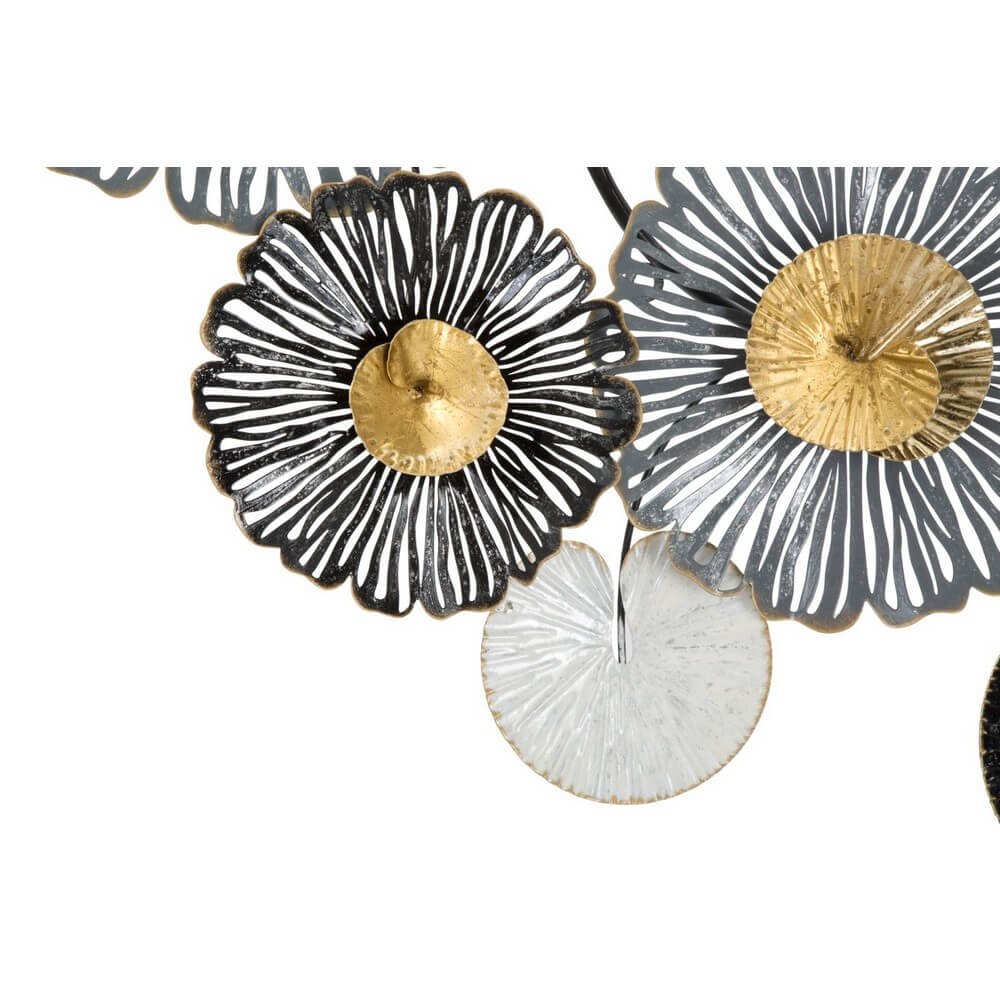 Decorazione parete ferro moderno cm 143X8,5X64 - TROBY