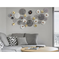 Decorazione parete design ferro grid cm 135X7,5X69 - GRID