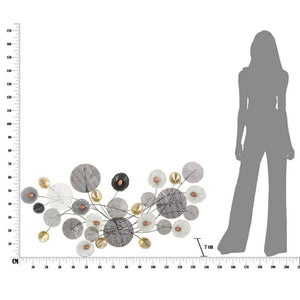 Decorazione parete design ferro grid cm 135X7,5X69 - GRID