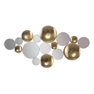 Decorazione parete specchiato gold glam cm 118X2,5X60 - GOLD GLAM