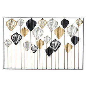 Decorazione parete decorativo ferro cm 120X2,5X78,5 - LEX