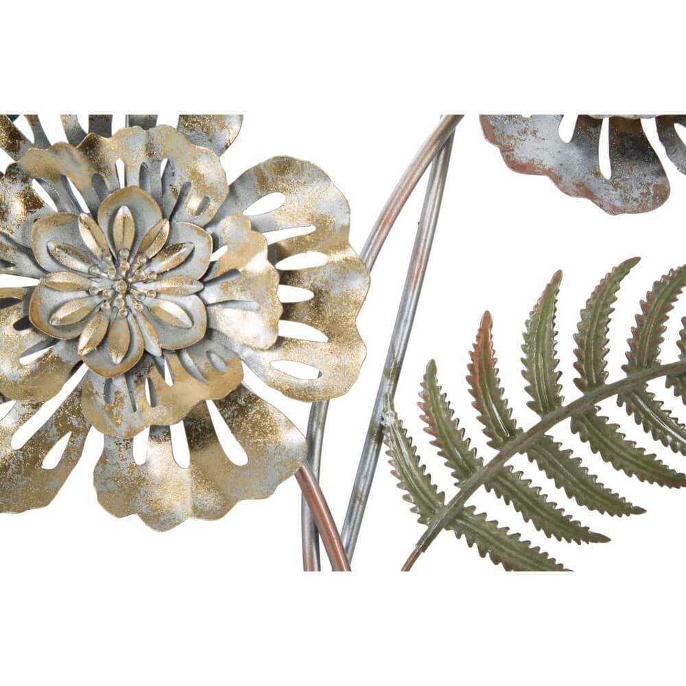 Decorazione parete ferro moderno cm 66X4X98 - TOO