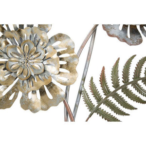 Decorazione parete ferro moderno cm 66X4X98 - TOO