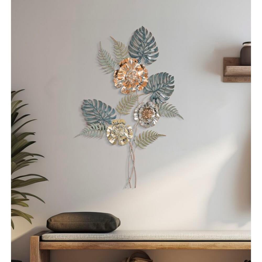 Decorazione parete ferro moderno cm 66X4X98 - TOO