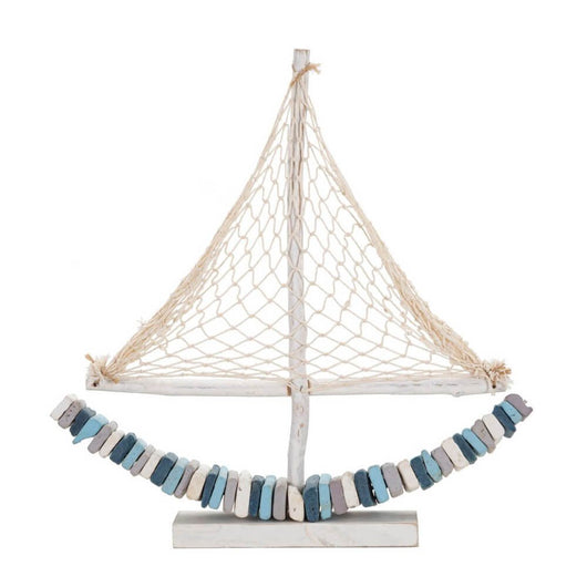 Scultura barca decorativa cm 45X7X45 - BOAT Colore: Multicolore