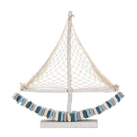 Scultura barca decorativa cm 45X7X45 - BOAT Colore: Multicolore