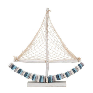 Scultura barca decorativa cm 45X7X45 - BOAT Colore: Multicolore