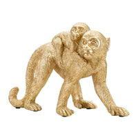 Scultura scimmia con cucciolo cm 29,5X11,5X18,5 - MONKUS