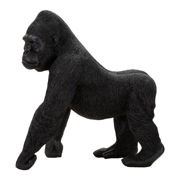 Scultura gorilla nero decorativo cm 35X21,5X37,5 - NEGRUS