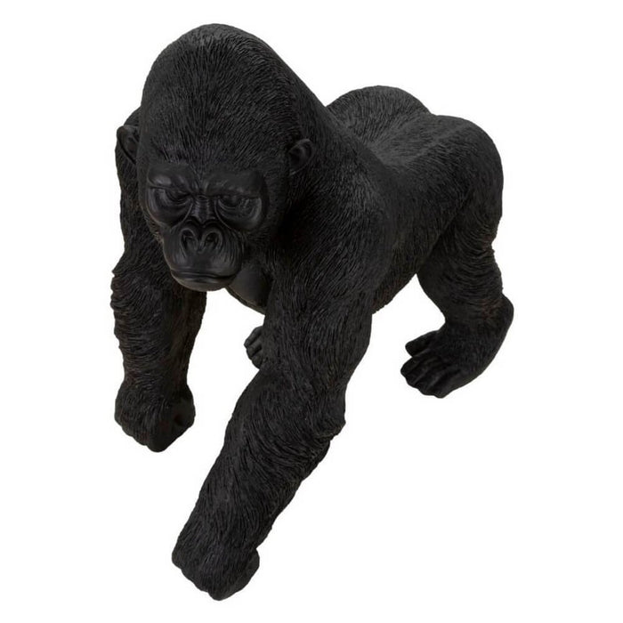 Scultura gorilla nero decorativo cm 35X21,5X37,5 - NEGRUS