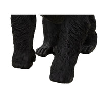 Scultura gorilla nero decorativo cm 35X21,5X37,5 - NEGRUS