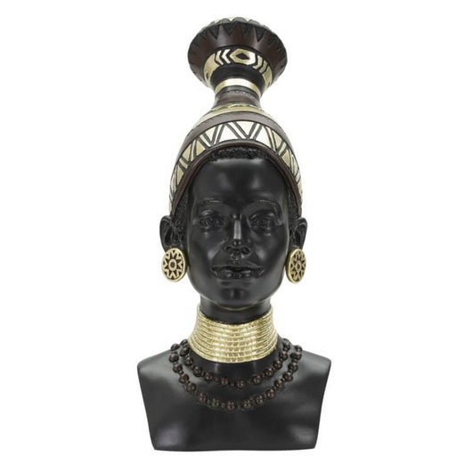 Statua donna masai con tribÃ¹ cm 23X19X38,5 - TRIBELIA