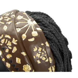 Scultura donna masai tribale cm 19X18,5X30 - TRIBALEX