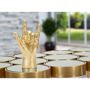 Scultura decorativa mano Yeah cm 14,5X7X23 - YELLUS