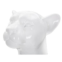 Statua leopardo seduto dorato cm 27X38X74 - LEOROS