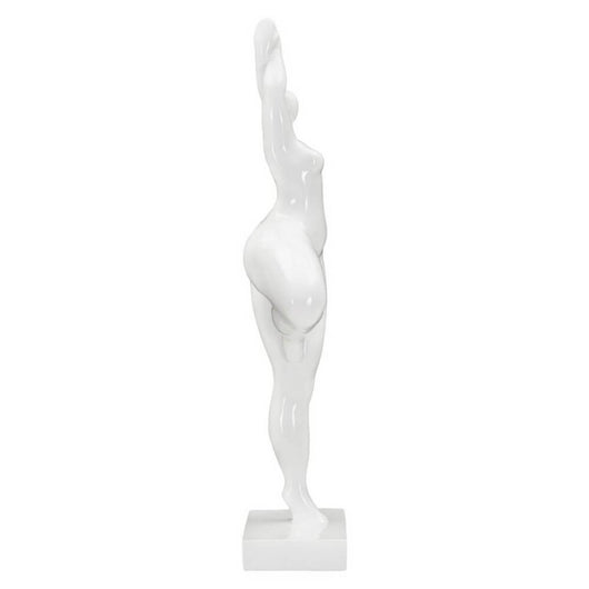 Scultura donna yoga argento cm 16X9X45,8 - YOGALIA