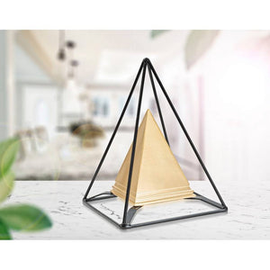 Soprammobile statua dorata di piramide - PYRAMIX