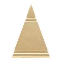 Soprammobile statua dorata di piramide - PYRAMIX