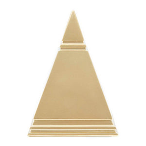 Soprammobile statua dorata di piramide - PYRAMIX