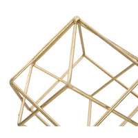 Soprammobile moderno in metallo dorato con cubi - CUBIX