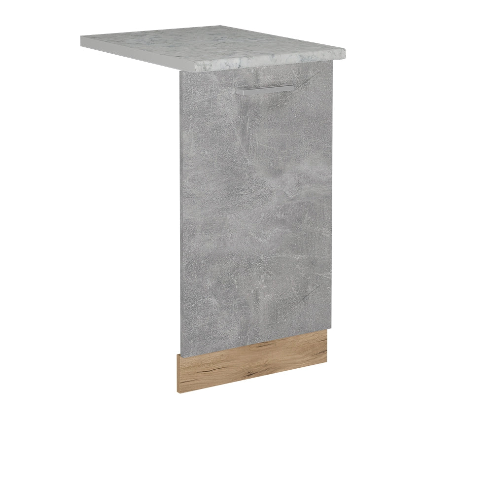 Vicco Coperchio per lavastoviglie Calcestruzzo 45 cm , PL Marmo