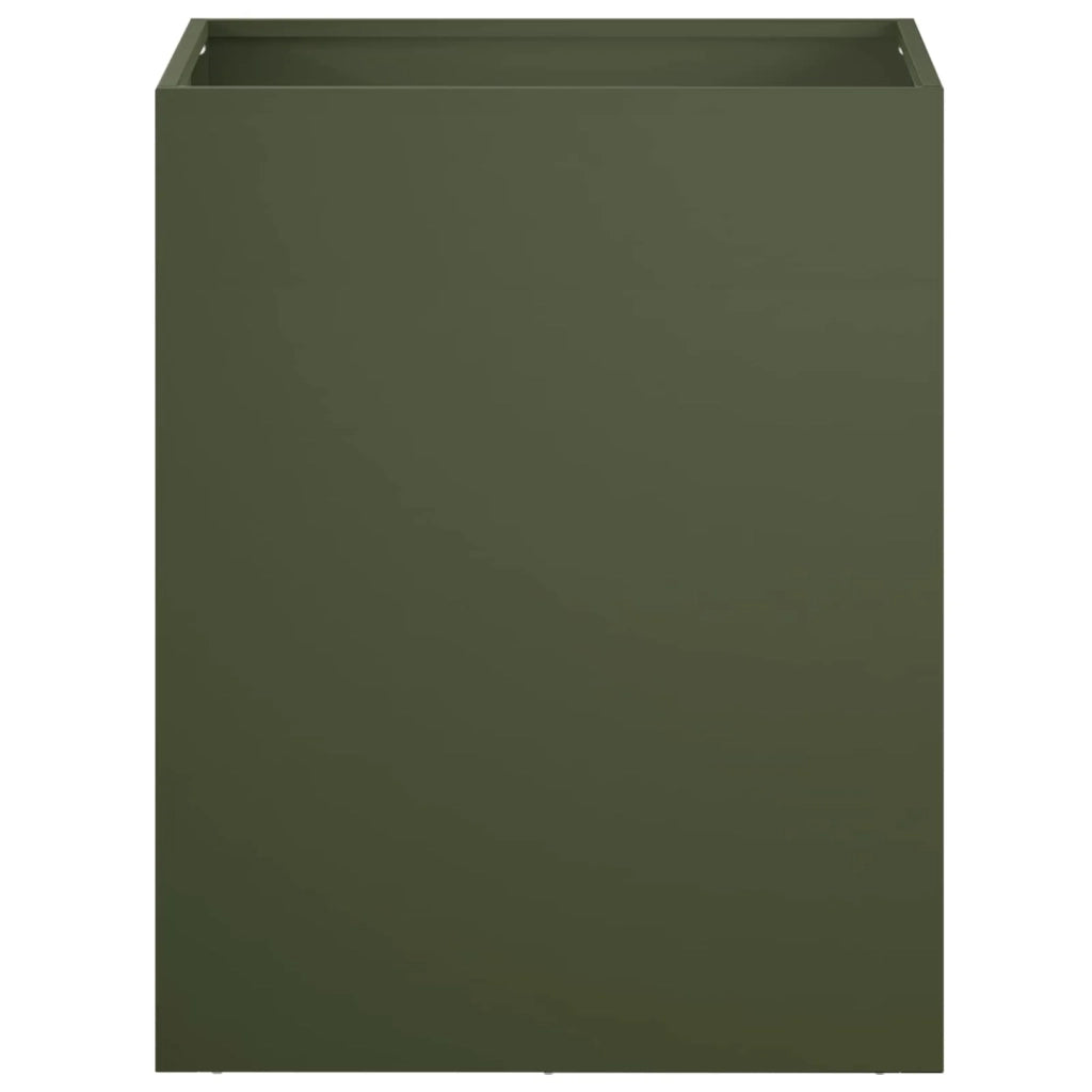 Vaso da giardino 2 pz Verde Oliva 40 x 30 x 40 cm 8005477