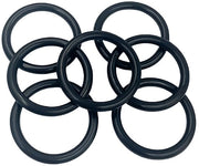Set di 50 anelli di gomma nitrile - Antistatici - Oliostatici - Resistenti al calore - Duraturi - Scatola organizzatore - Anelli di fissaggio
