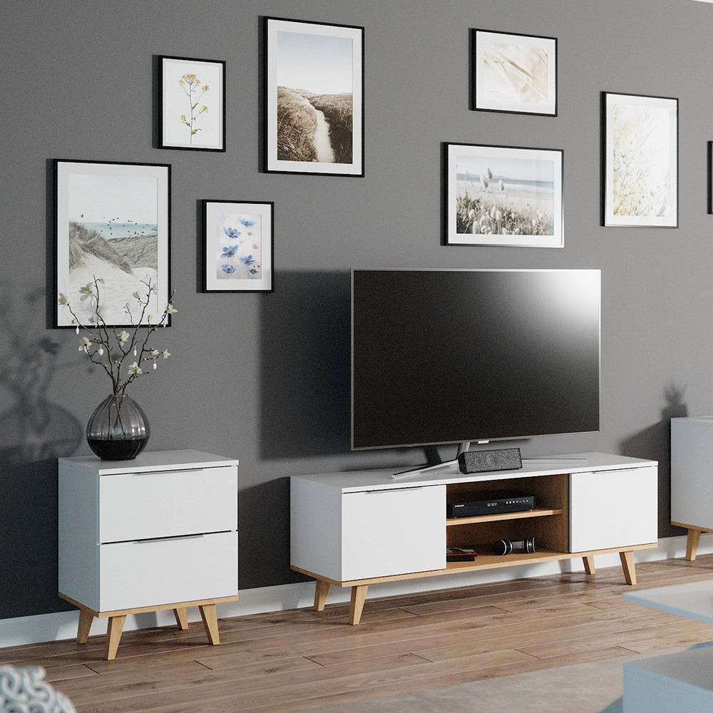 Vicco Cassettiera per camera da letto Bianco 40 x 61 cm