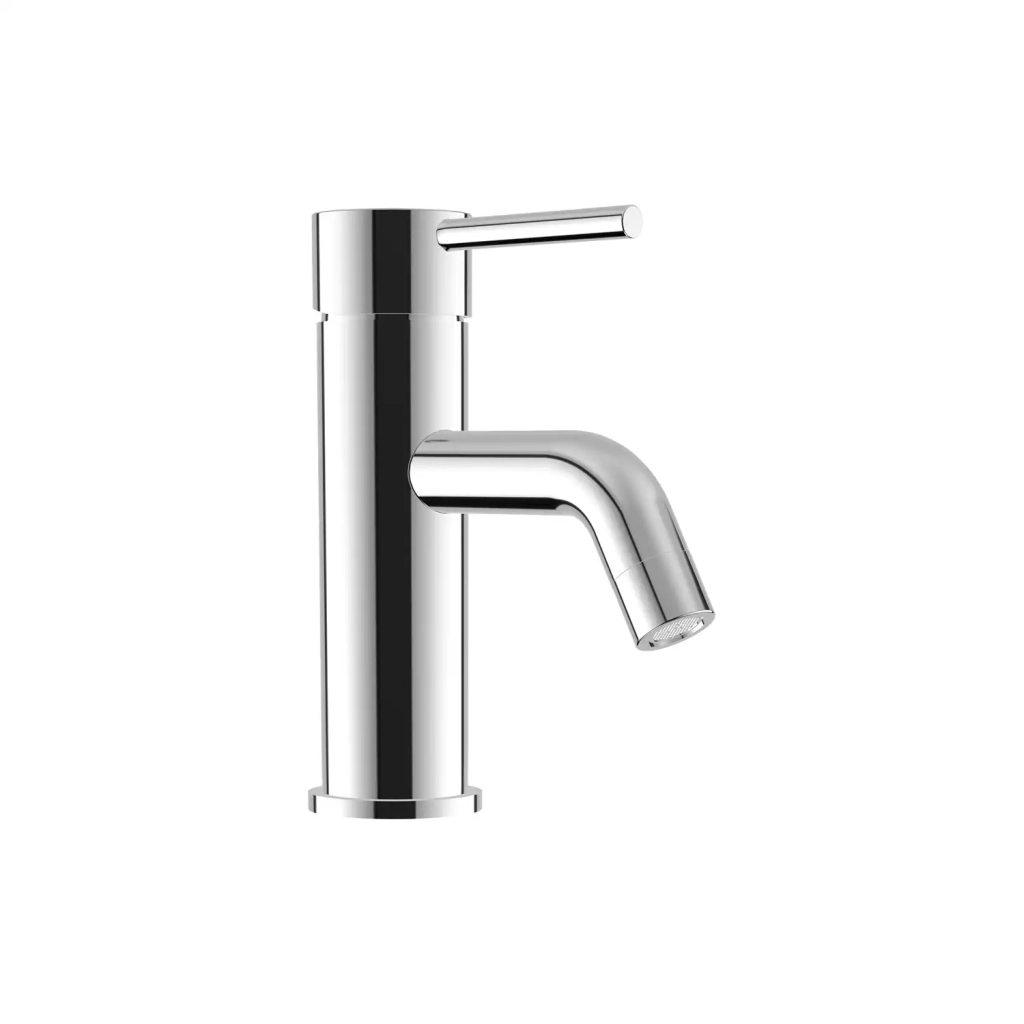 Set miscelatore lavabo e bidet senza scarico ed incasso doccia in ottone cromato | Ava