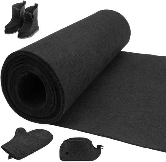 Tappeto di velluto 30 x 250 cm - Velluto - Tappeto di naftalina - Tappeto decorativo - Tappeto di supporto - 3 mm di spessore