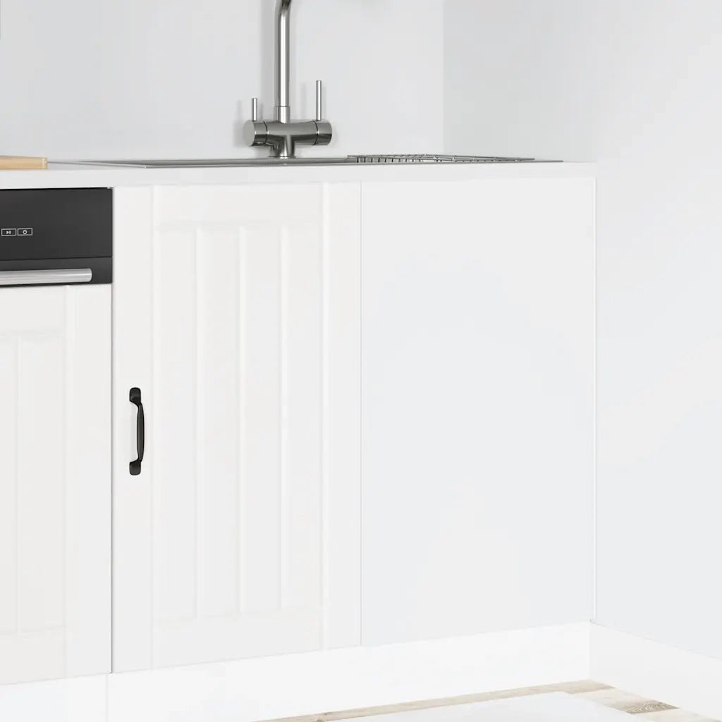 Mobile base da cucina Lucca Bianco in Legno Multistrato 854308