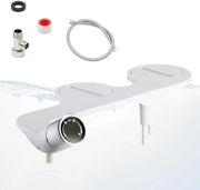Accessorio per bidet - Regolabile pressione d'acqua - Funzione auto-pulente - Adatto per toilette 136-200 mm - Progettazione ultraleggia 10 mm - Cassetta in ABS robusta - Douchetto per toilette