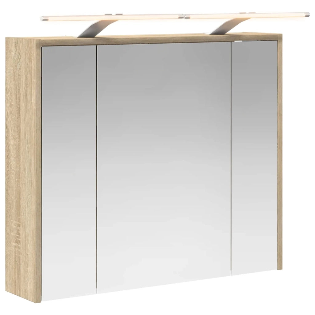 Mobiletto per specchio da bagno Rovere Sonoma